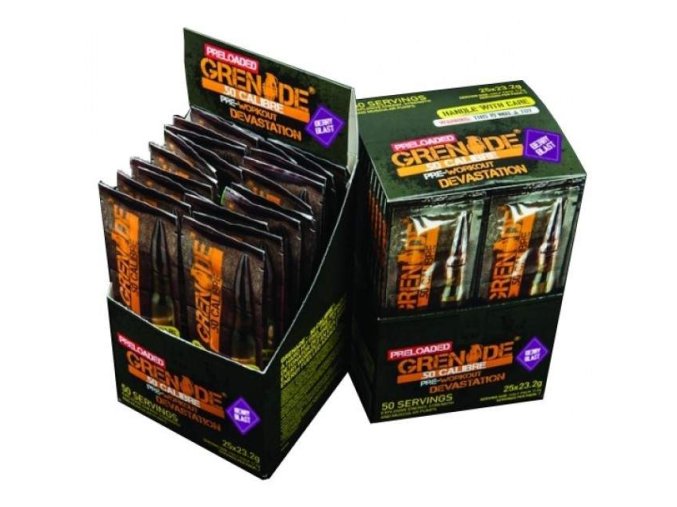 Grenade .50 Calibre Pre-Loaded (lemon raid) 25 x 23,2 g