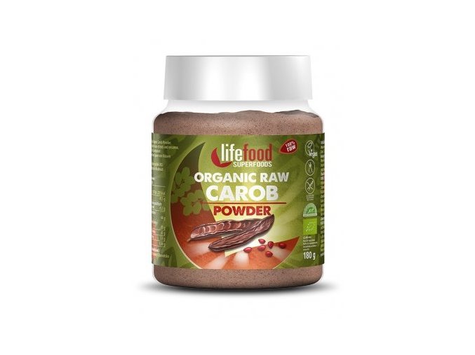 Lifefood Bio Karobový prášek Raw 180 g