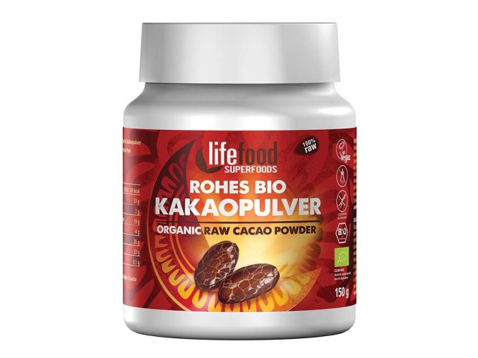 Lifefood Bio Kakaový prášek Raw 150 g