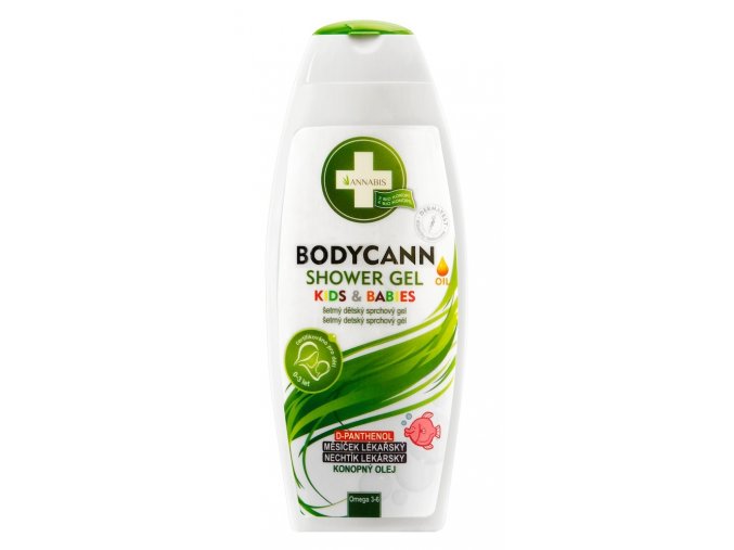 Annabis Bodycann sprchové mýdlo Kids & Babies 250 ml