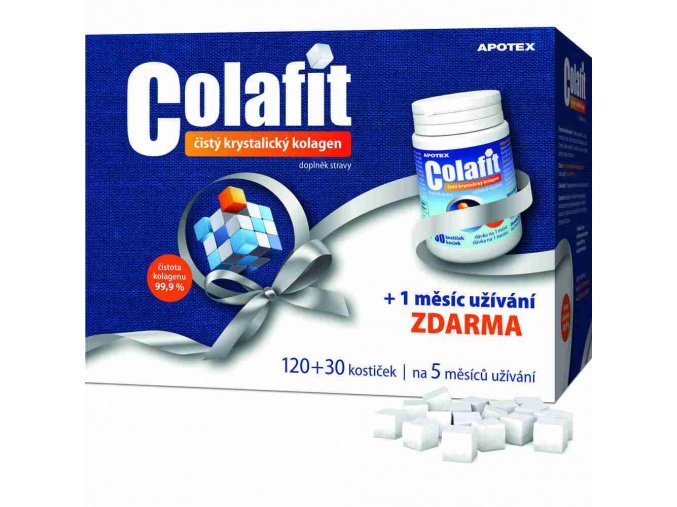 Apotex Colafit (čistý kolagen) 120 kostiček + 30 kostiček ZDARMA