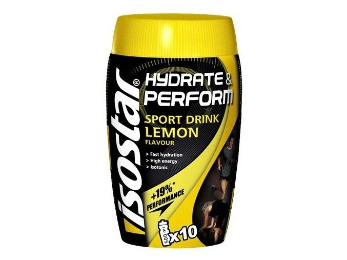 Isostar Hydrate & Perform příchuť Citron 400 g (5l nápoje)