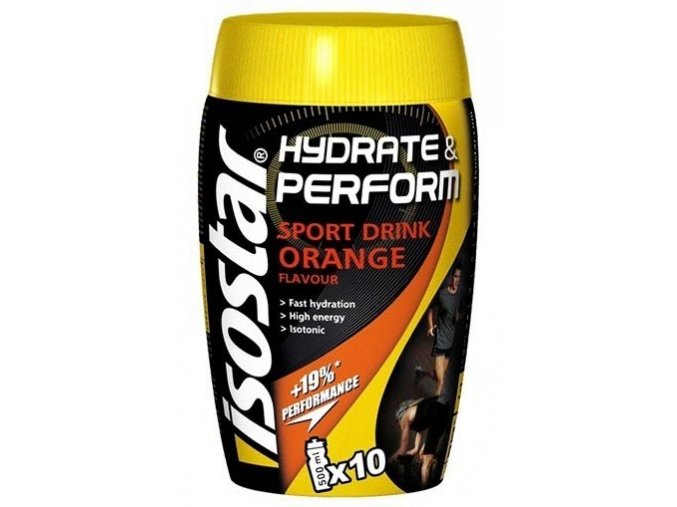 Isostar Hydrate & Perform příchuť Pomeranč 400 g (5l nápoje)