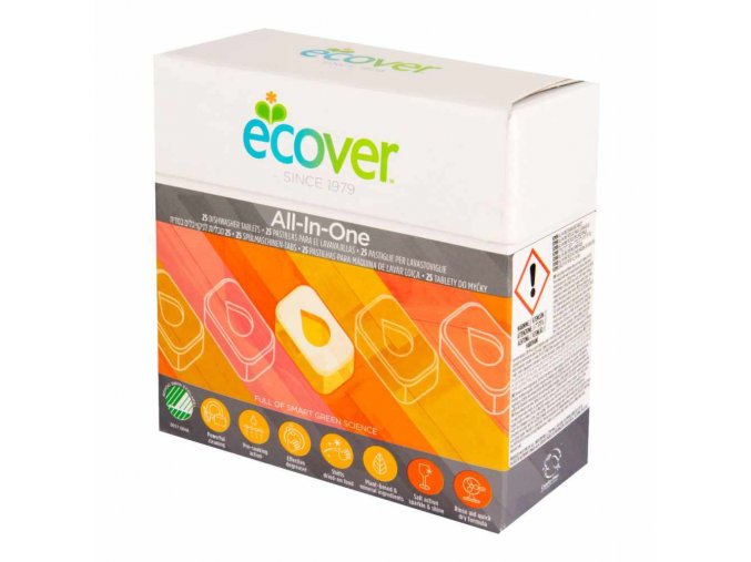 Ecover Tablety do myčky 22 ks - All in one 500 g