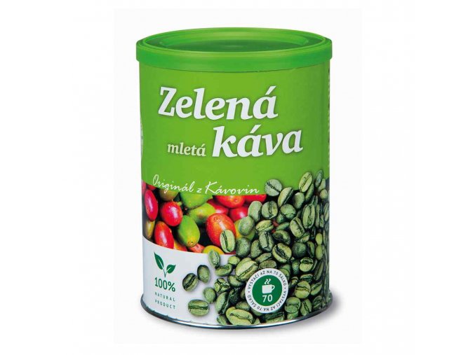 Kávoviny Zelená káva  mletá 230 g