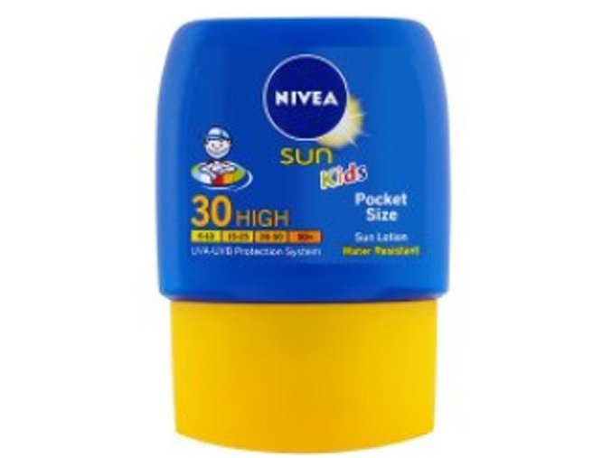 detske kapesni mleko na opalovani spf 30 sun kids pocket size face body milk 50 ml