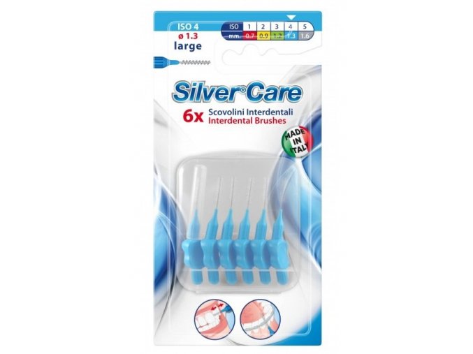 SilverCare Mezizubní kartáček široký 1,3 mm 6 ks