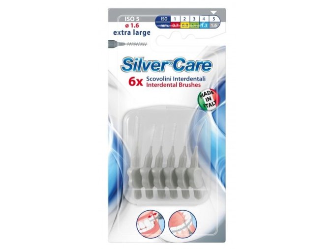 SilverCare Mezizubní kartáček extra široký 1,6 mm 6 ks