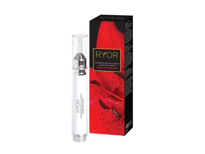 Ryor Revitalizační sérum se zlatem a arganovým olejem 15 ml