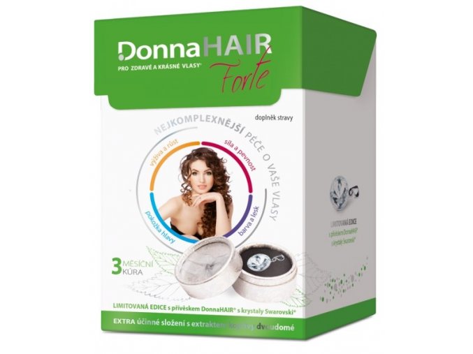 88555 donna hair forte 90 tob privesek swarovski zdarma