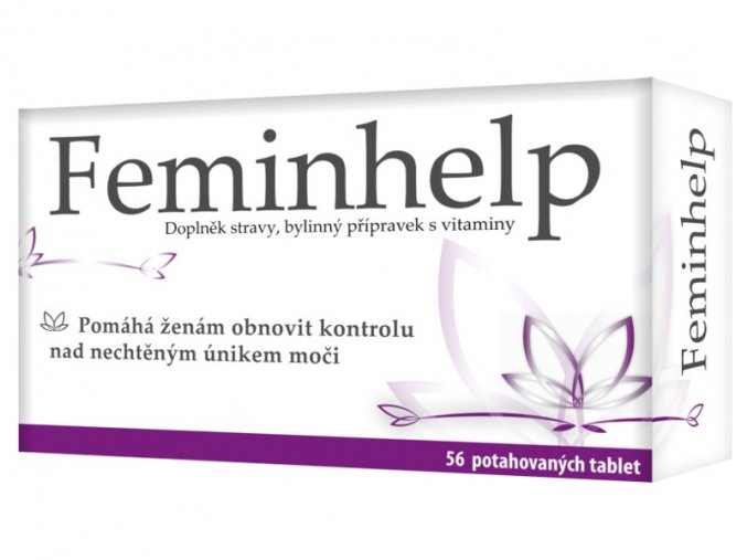 Feminhelp - přípravek pro kontrolu úniku moči 56 tbl.