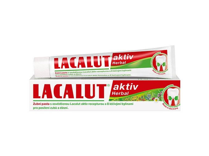 Lacalut Aktiv Herbal zubní pasta 75 ml