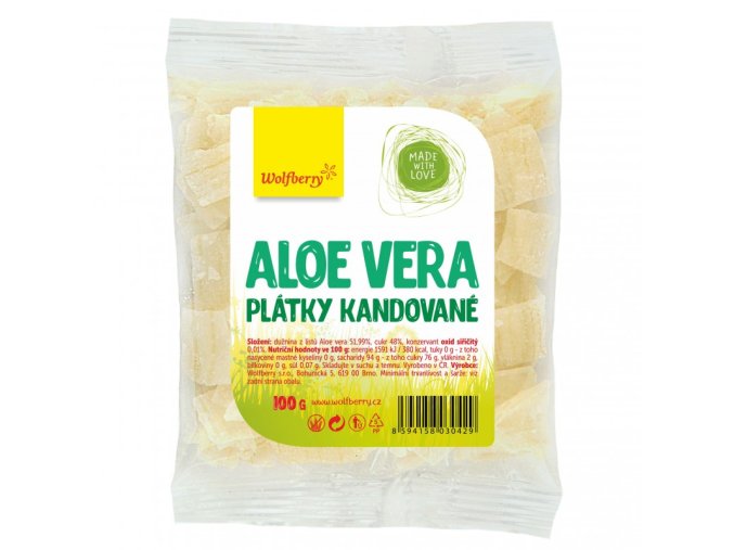 aloe vera kandovane platky wolfberry 100 g