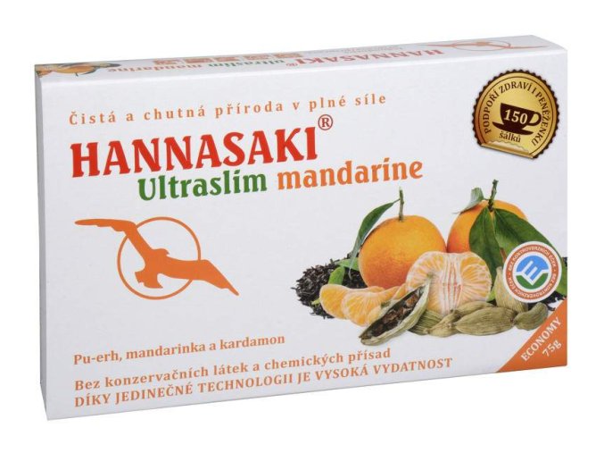 Phoenix Division Hannasaki UltraSlim Mandarine - čajová směs 3 x 25 g