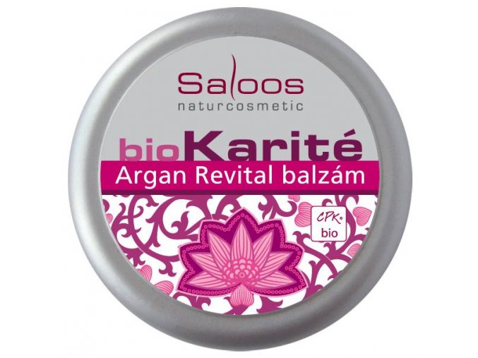 Saloos Bio Karité Argan revital balzám 19 ml DMT: 30.03.2023