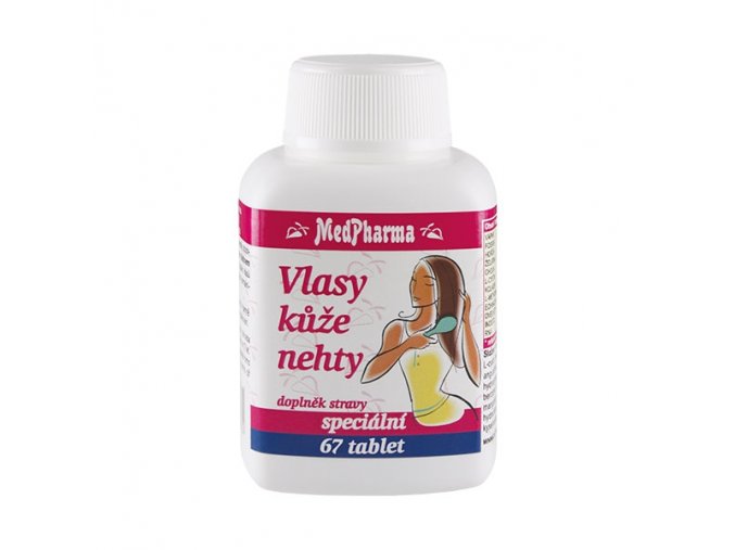 MedPharma Vlasy, kůže, nehty 67 tbl.