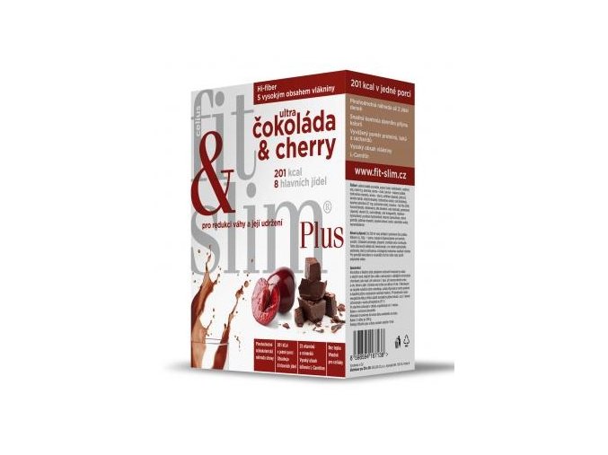 Celius Fit and Slim plus Čokoláda & Cherry 2x208 g