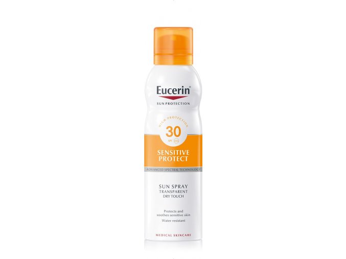 Eucerin Sun Transparentní sprej na opalování Dry Touch SPF 30 200 ml