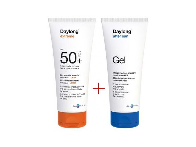 Daylong extreme SPF 50+ 200 ml + After sun Gel 200 ml ZDARMA