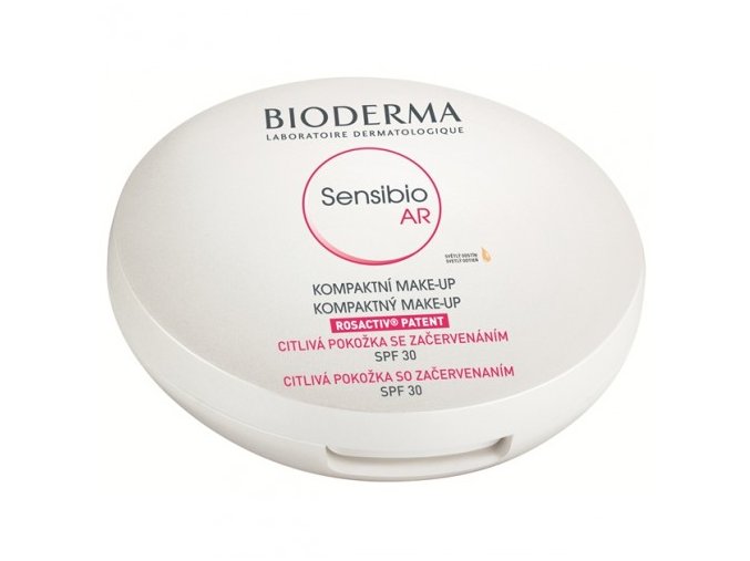 Bioderma Kompaktní make-up pro citlivou pleť Sensibio AR SPF 30 Light 10 g