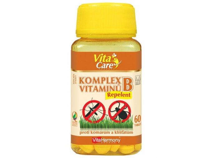 VitaHarmony Komplex vitaminů B Repelent 60 tbl.