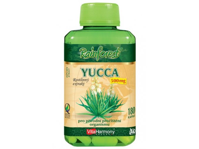 VitaHarmony Yucca 500mg XXL 180 kapslí