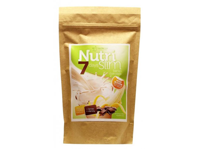 Nutricius NutriSlim 7 days banán s čokoládou 280 g