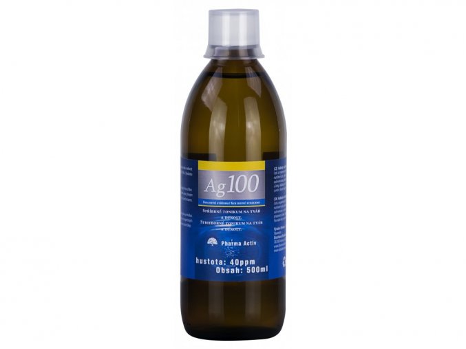 kolodni stribro 40ppm 500 ml