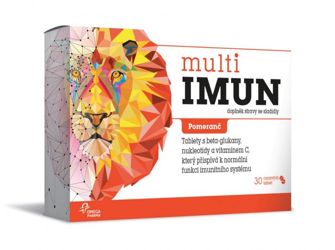 Omega Pharma multiIMUN Pomeranč 30 cucavých tablet