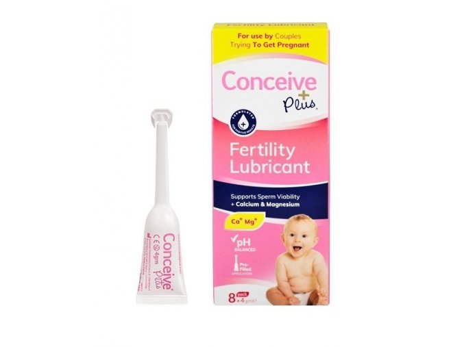 Conceive Plus - lubrikační gel pro podporu početí s aplikátorem 8x4 g