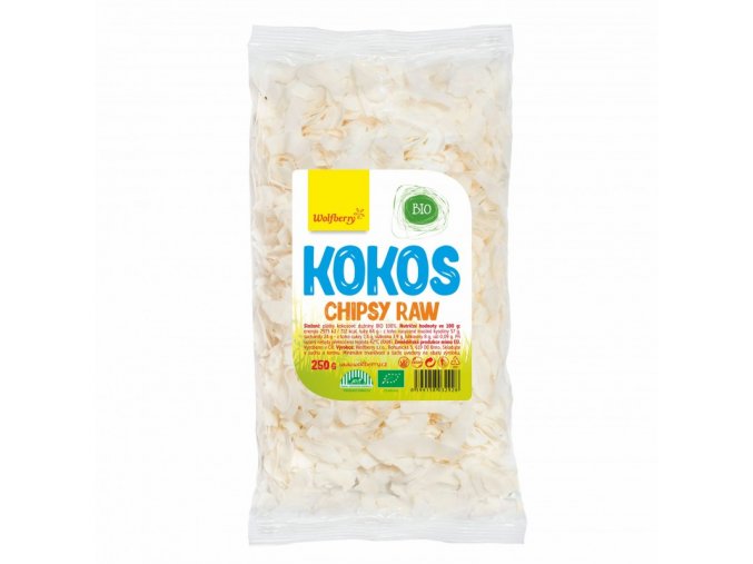 kokosove chipsy wolfberry bio 250 g