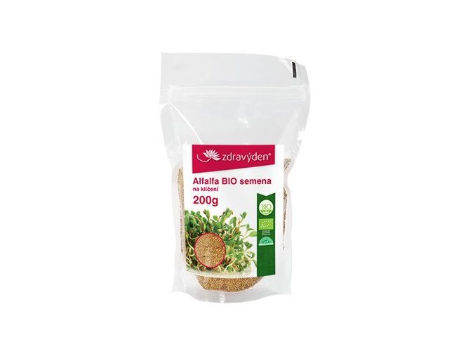 ZdravýDen® BIO Alfalfa – semena na klíčení 200 g