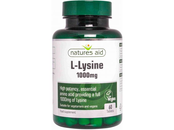 Natures Aid L-Lysine 1000 mg 60 tbl.