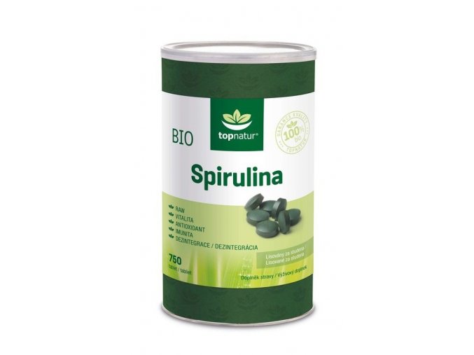 Topnatur BIO Spirulina 750 tb. DMT: 18.12.2021