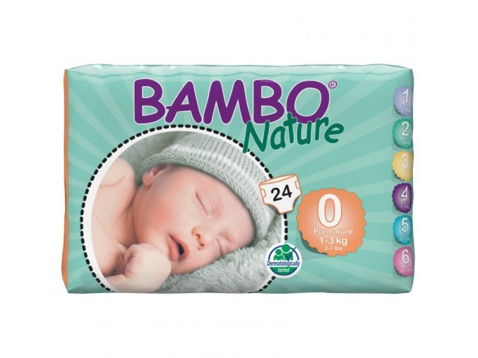 Bambo Nature Premature 1-3kg 24 kusů