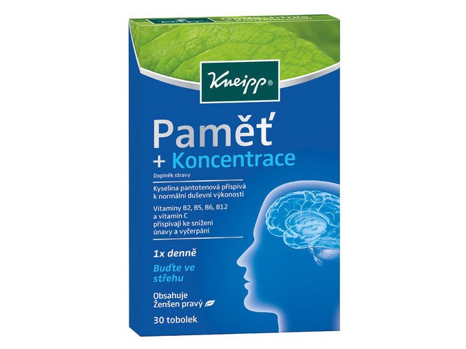 Kneipp Paměť + Koncentrace 30 tob.