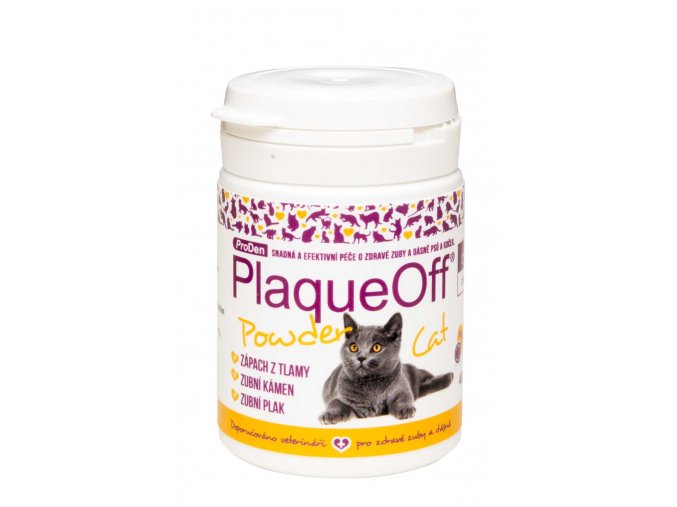 PlaqueOff™ Powder Cat - pro kočky 40 g