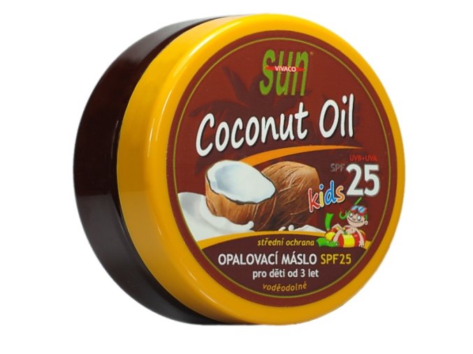 Vivaco Sun Opalovací máslo s kokosovým olejem pro děti SPF 25 200 ml