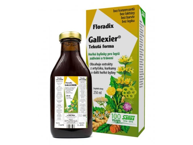 Floradix Gallexier pro zažívání 250 ml