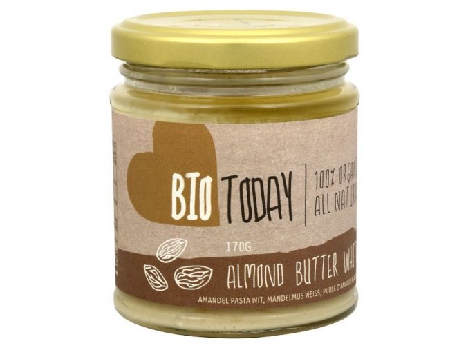 BioToday BIO Mandlové máslo bílé 170 g