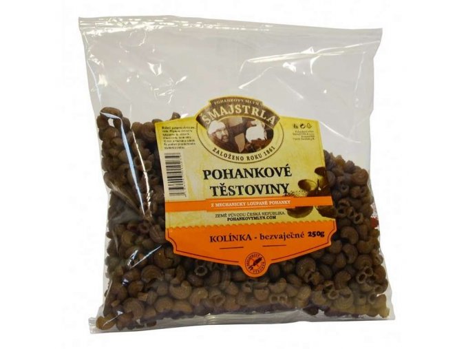 Šmajstrla Pohankové těstoviny kolínka 250 g