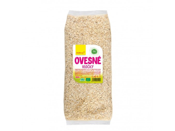 Wolfberry BIO Ovesné vločky jemné 1000 g