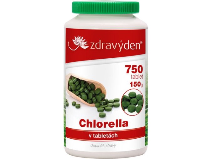 ZdravýDen® Chlorella 750 tablet, 150 g