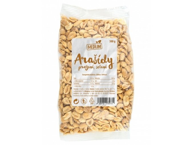 Wolfberry Arašídy pražené solené Medium 500 g