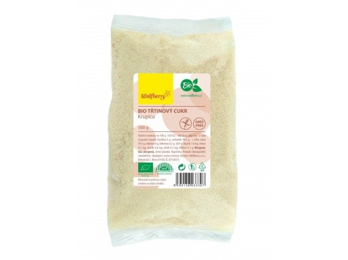 Wolfberry BIO Třtinový cukr krupice 500 g