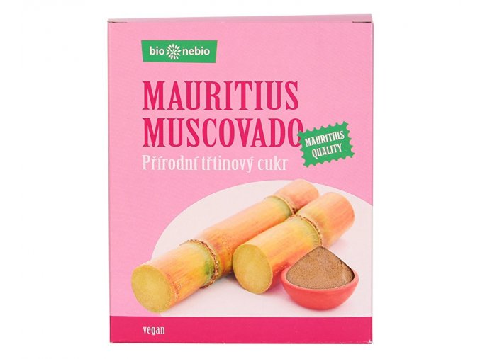 Bionebio Přírodní třtinový cukr Mauritius Muscovado 400 g