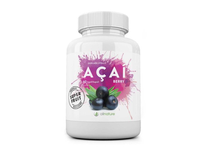 Allnature Acai berry 60 kapslí