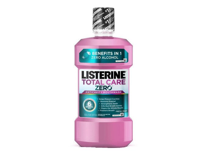 Listerine Ústní voda kompletní péče bez alkoholu Total Care Zero 500 ml