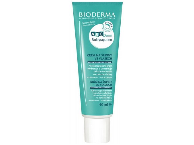 Bioderma Krém na šupiny ve vlasech pro děti ABCDerm BabySquam 40 ml