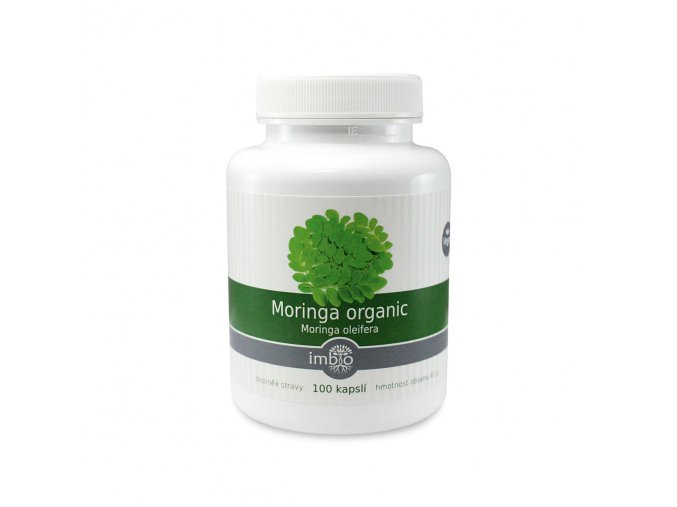 IMBIO Moringa organic 100 kapslí